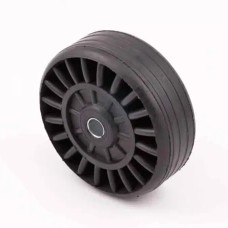 Боковой ролик 200x75mm (полностью резиновый) черный