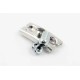 Brake cable connector for single-axle trailer