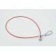 Safety cable with brake for hitch, 1050 mm